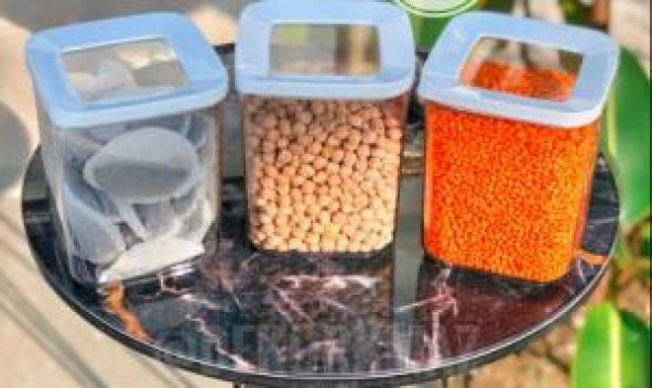 VİP AHMET 12 li süper set 900 ml saklama kabı - 3