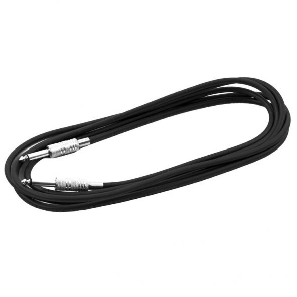 Gitar Jak Kablosu Fişli Pro 3 Metre Siyah KJF3BK - 4