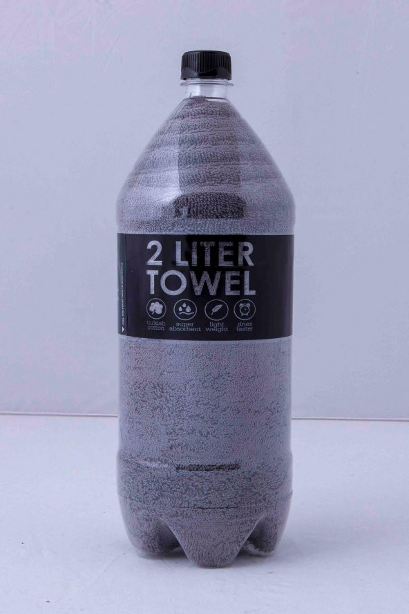 2 Liter Towel Özel Seri Titanyum Banyo Havlusu (70X140)