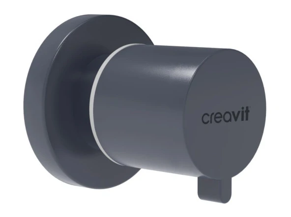 Creavi̇t AC50L.BSM Basalt Mat Aç-Kapa Ara Kesme Valfi 1/2