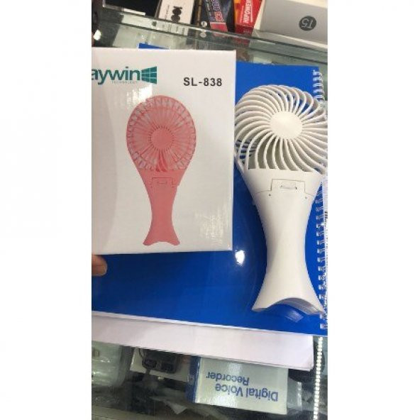 USB Mini Şarjlı Fan Mobil Soğutucu Mini Vantilatör SL-838 - 2
