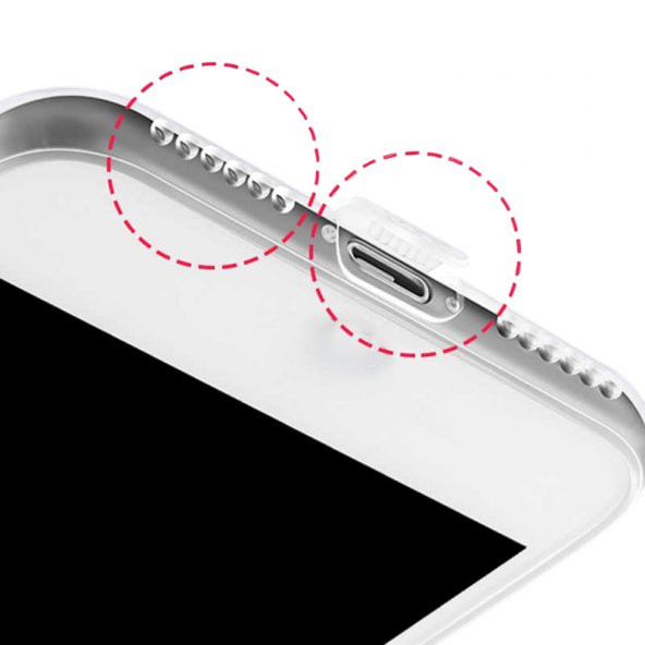 Huawei Y5p Kılıf FitCase Toz Koruma Tıpalı Şeffaf Arka Kapak - 3
