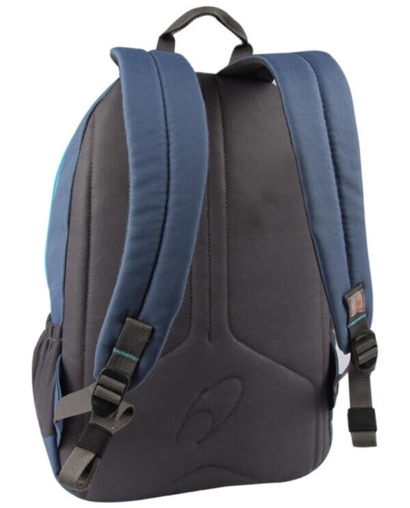 V Dikişli Su Geçirmez Kumaş Okul Ve Günlük Sırt Çantası Fuşya Renk - 3