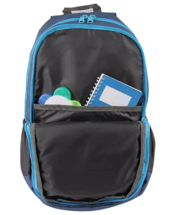 V Dikişli Su Geçirmez Kumaş Okul Ve Günlük Sırt Çantası Fuşya Renk - 9