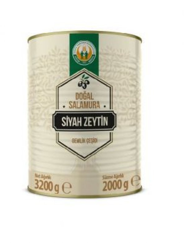 Tarım Kredi Gemlik Siyah Zeytin S Boy 2 Kg - 1