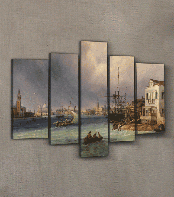 Julep 5 Parça Kanvas Tablo 135X85 Cm - 2