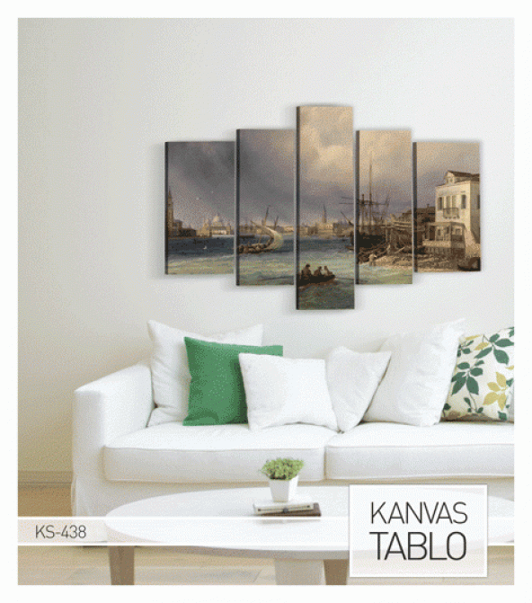 Julep 5 Parça Kanvas Tablo 135X85 Cm - 3