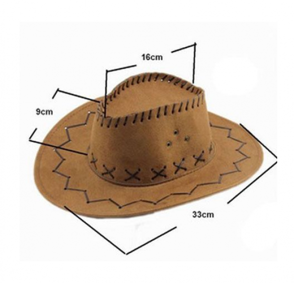 SÜET İPLİ KOVBOY ŞAPKASI - 2