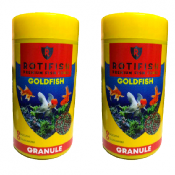 Rotifish Goldfish Japon Balığı Yemi 100 ml/40 gr x 2 Adet
