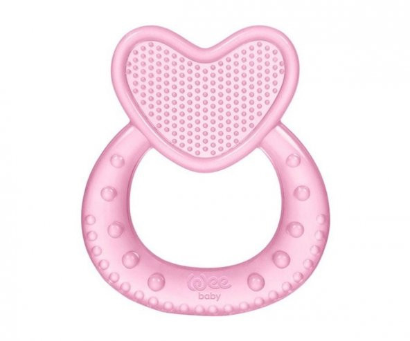 Wee Baby 912 Kalpli Silikon Diş Kaşıyıcı pembe