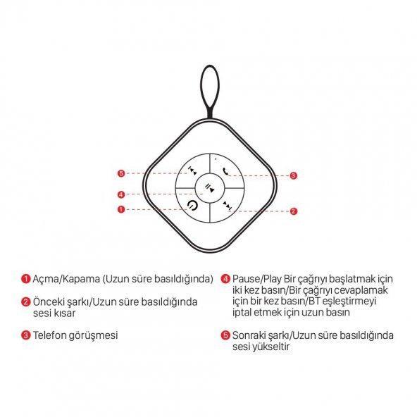 FRISBY FS-184BT-R 2.0 BLUETOOTH HOPARLÖR,KIRMIZI - 4