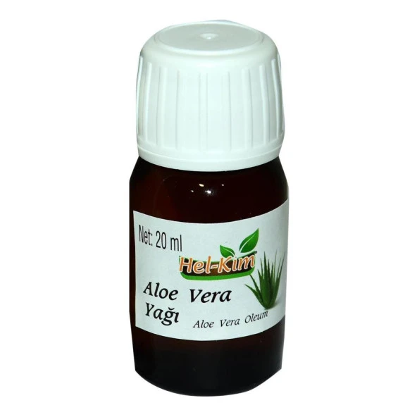 Hel-Kim Aloe Vera Yağı Doğal Saf Sarı Sabır Otu Yağı 20 ML