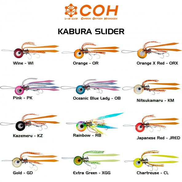 COH Kabura Slider Tai Rubber Jig Suni Yem 120gr. JRED - 4