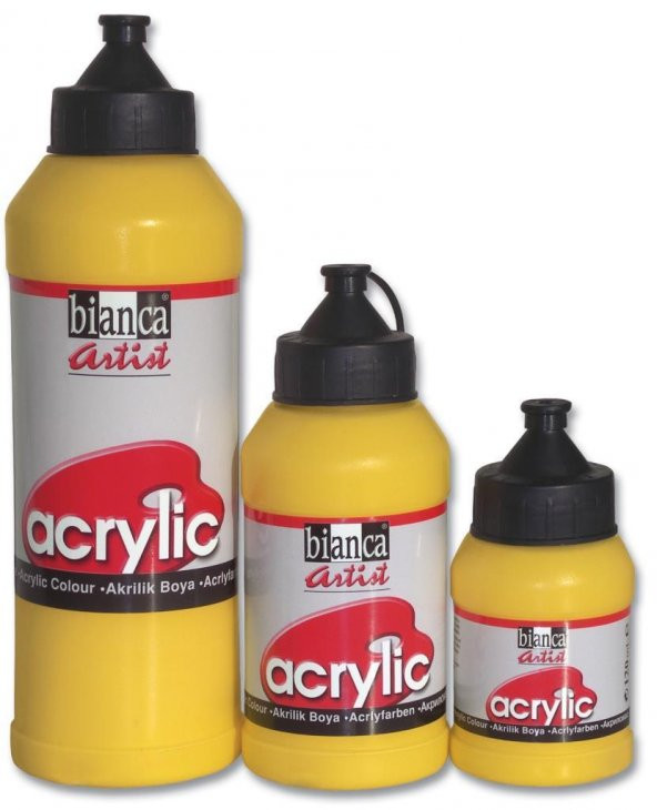 Bianca Artist Acrylic Metallic Yellow250ml - 4