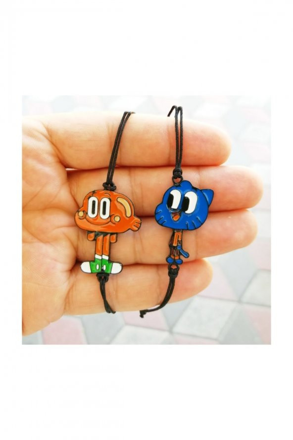 Gumball Ve Darwin Best Friends Bileklik Hediyelik Trend Aksesuar - 2