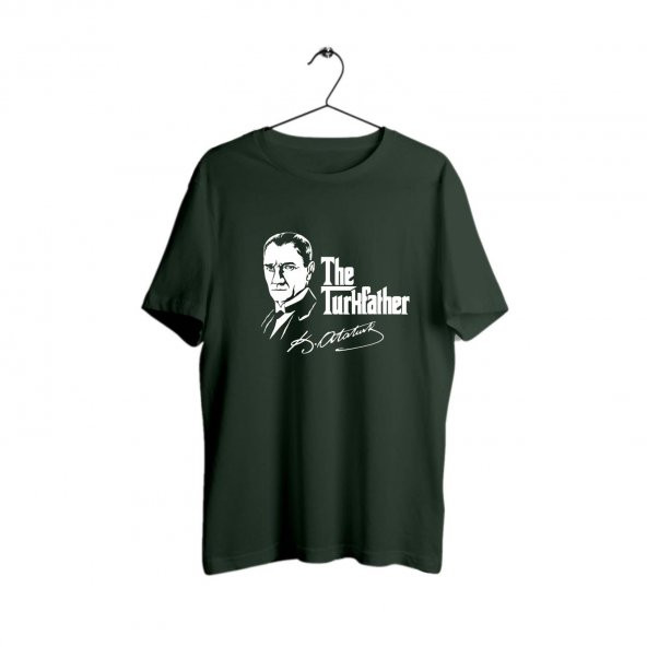 THE TÜRK FATHER BASKILI YEŞİL TİŞÖRT