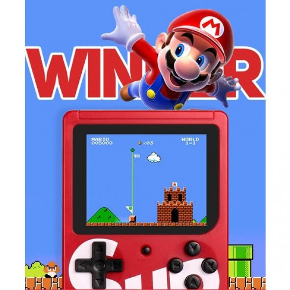 Sup Video Oyun Konsolu 400 Nostalji Oyunlu Mini Atari Gameboy - 2