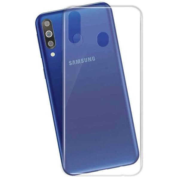 Samsung Galaxy M30 Premium Şeffaf Silikon Kılıf Logis
