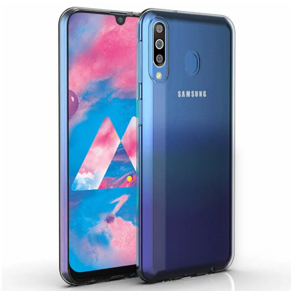 Samsung Galaxy M30 Premium Şeffaf Silikon Kılıf Logis - 2
