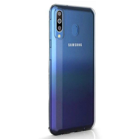 Samsung Galaxy M30 Premium Şeffaf Silikon Kılıf Logis - 3