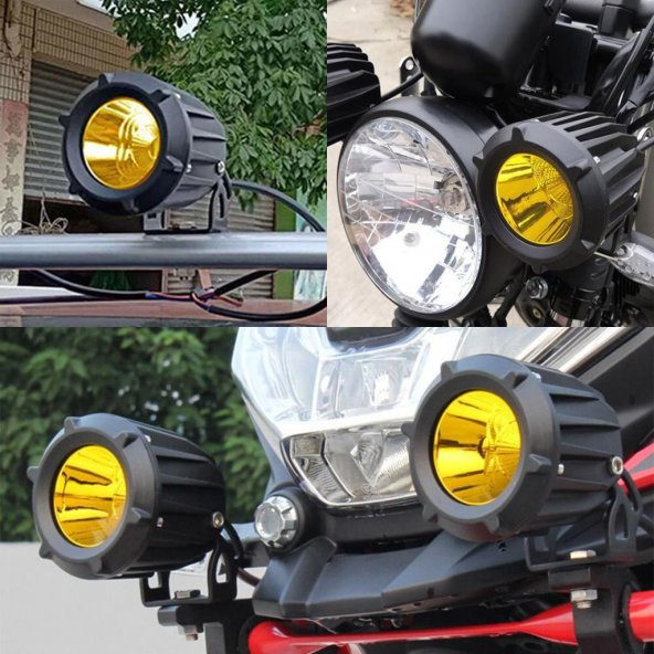 Knmaster Dalton Y 25W Motosiklet / Off Road Sis Farı Takım - 5