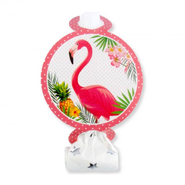 Flamingo Temalı Kaynana Dili  - 6 Adet
