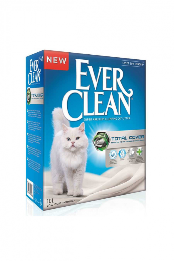 Ever Clean Total Cover Kedi Kumu 10 Lt