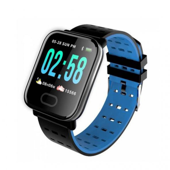 S78 Sport Smart Watch Dokunmatik Akıllı Saat Su Geçirmez (mavi)