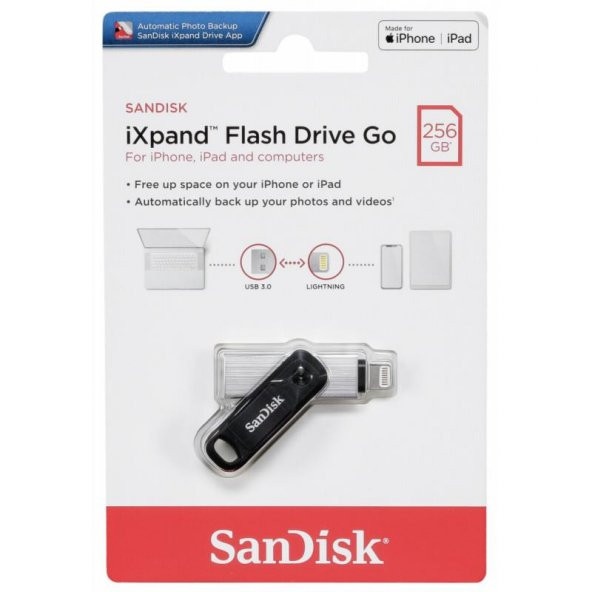 SanDisk iXpand 256GB USB Bellek SDIX60N-256G-GN6NE