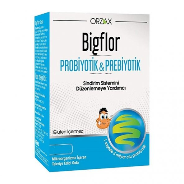 Orzax Bigflor Probiyotik 30 Saşe