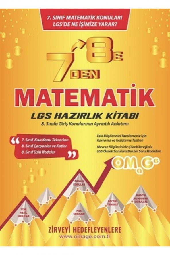 Omage 7den 8e Lgs Matematik Hazırlık Kitabı - 2021 Basım