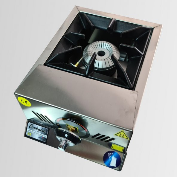 Setüstü Emniyet Ventilli Tekli Lokanta Ocağı Lpg(Tüp)/Doğalgaz (CE) - 2