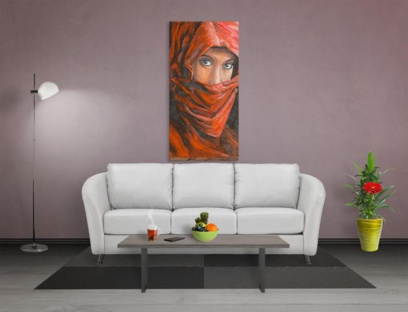 Arap Kadını Tablosu - Resim 2