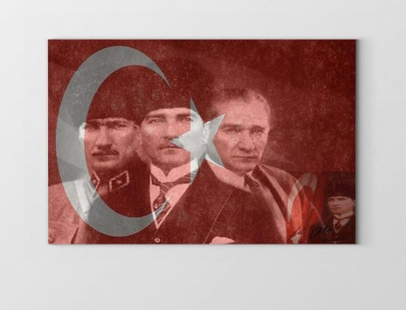 Atatürk Ve Türk Bayrağı Tablosu