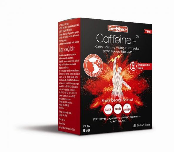 Get Direct Caffeine ( Kafein ) 20 Saşe
