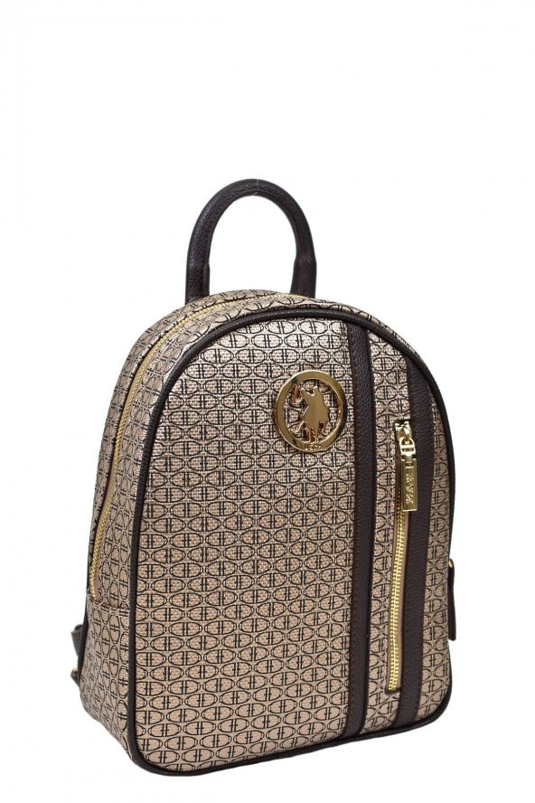 U.S. Polo Assn. Kadın Sırt Çantası Gold - 2