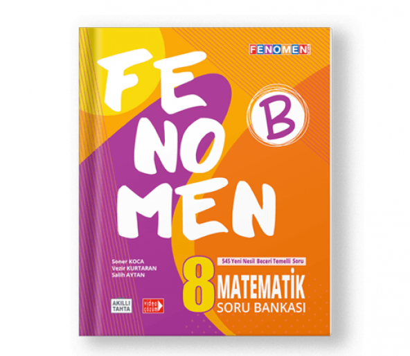 Fenomen Okul 8. Sınıf Matematik Soru Bankası B İleri Düzey 2023 - 2