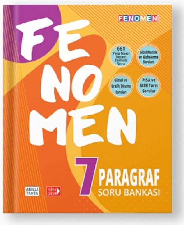 Fenomen Okul 7. Sınıf Paragraf Soru Bankası 2023