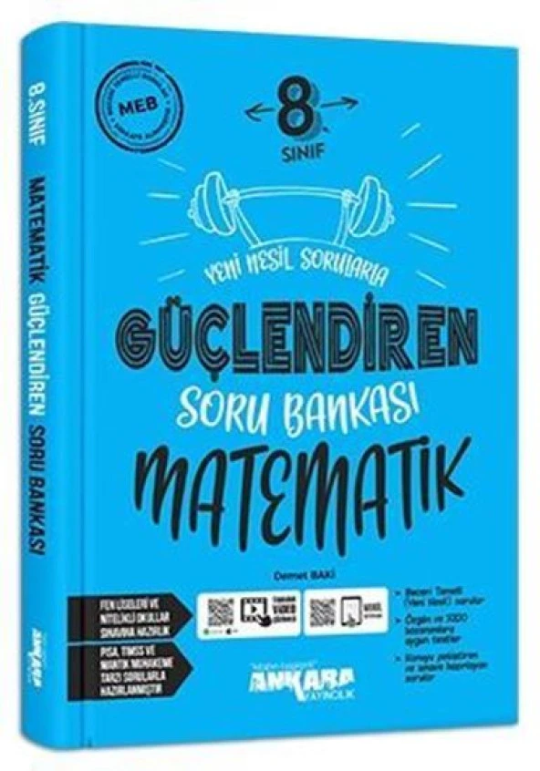 Ankara 8. Sınıf Lgs Matematik Güçlendiren Soru Bankası 2023