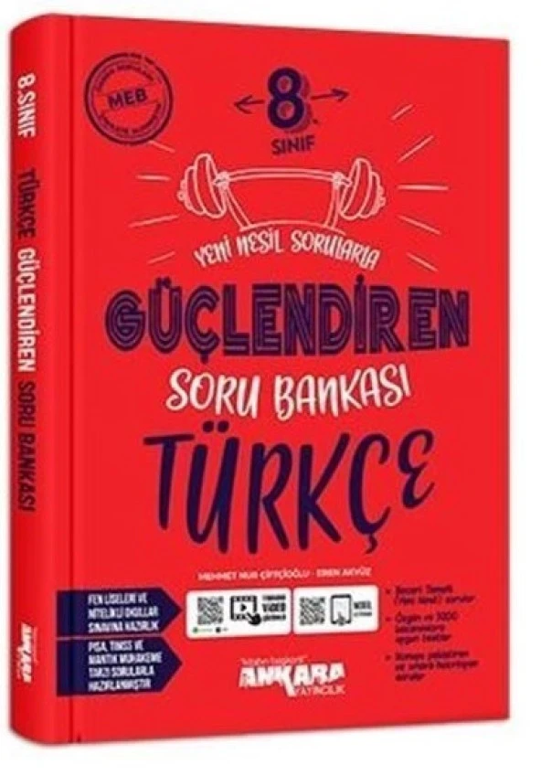 Ankara 8. Sınıf Lgs Türkçe Güçlendiren Soru Bankası 2023