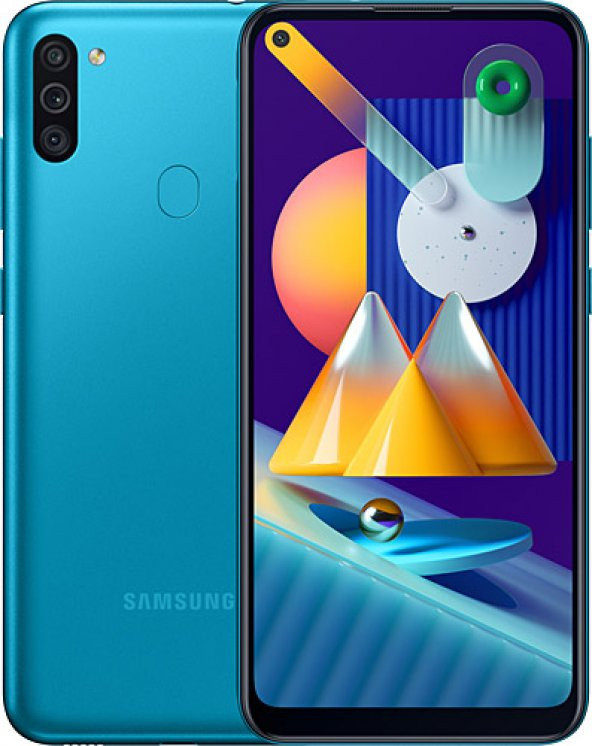 Galaxy M11 (Çift SIM) 32 GB Mavi Cep Telefonu (Samsung Türkiye Garantili)