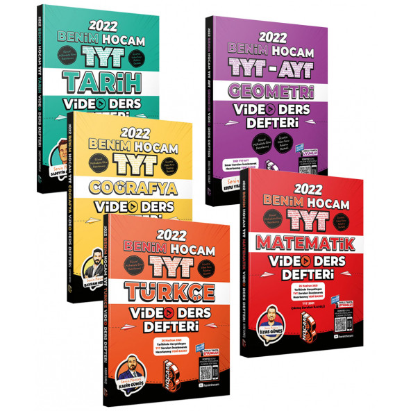 2022 TYT Benim Hocam Eşit Ağırlık Video Ders Notları Seti