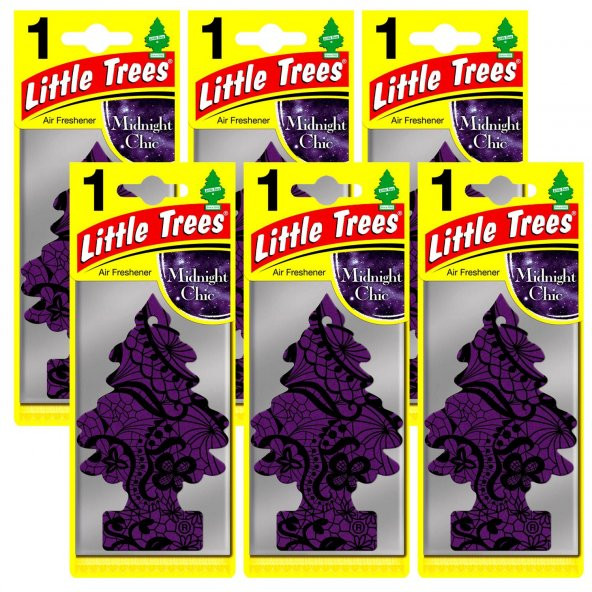 Little Trees Midnight Chic Asma Oto Kokusu 6 Adet