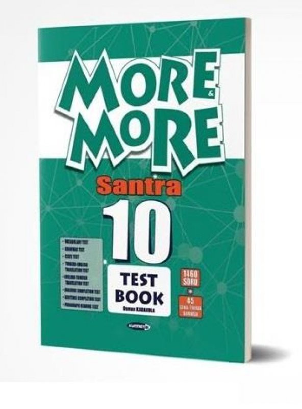 Kurmay Elt 10. Sınıf More & More Santra Test Book 2023