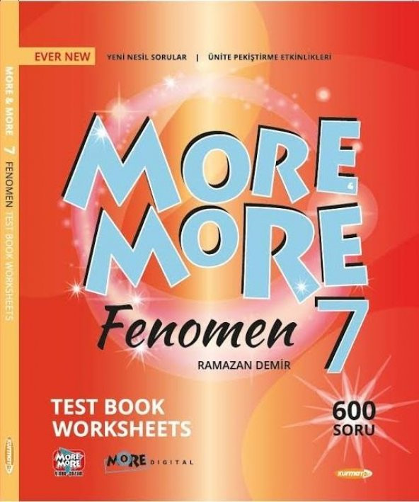 Kurmay Elt 2025 7. Sınıf More More Fenomen Test Book