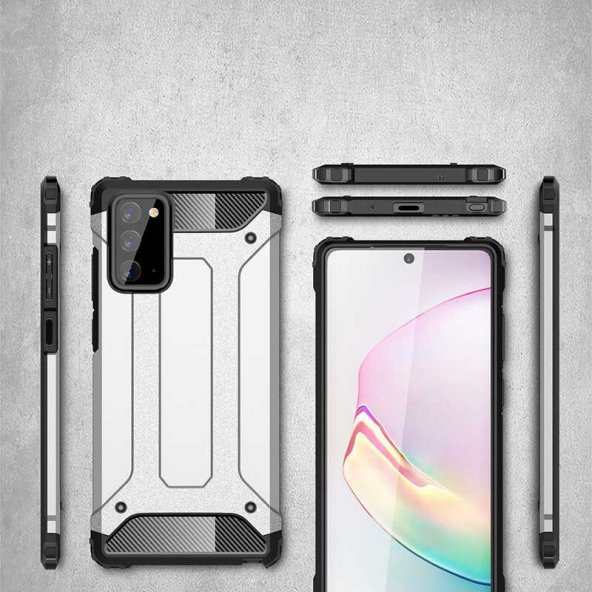 Galaxy Note 20 Kılıf Armor Hybrid Ultra Koruma Zırh - 2