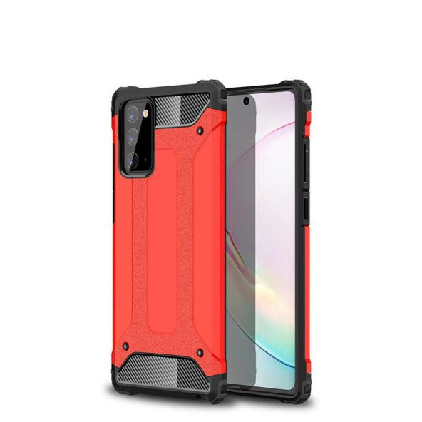 Galaxy Note 20 Kılıf Armor Hybrid Ultra Koruma Zırh - 5
