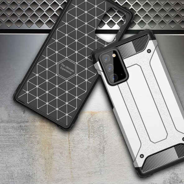 Galaxy Note 20 Kılıf Armor Hybrid Ultra Koruma Zırh - 10