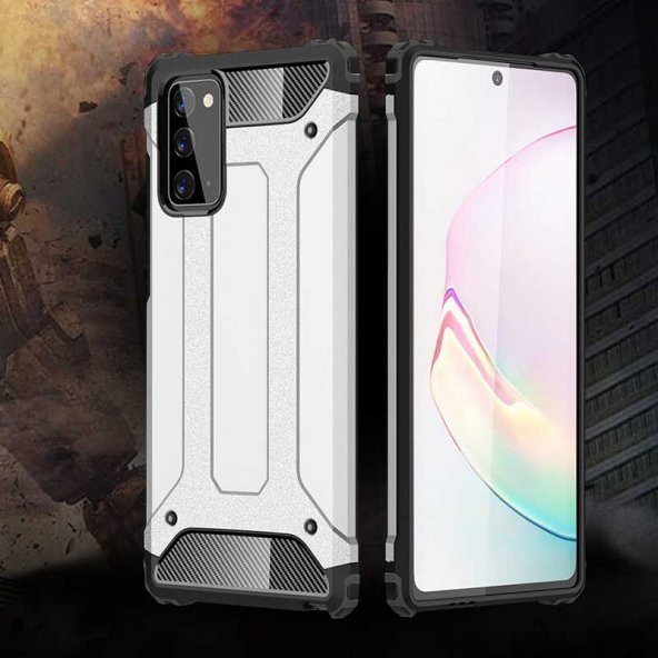 Galaxy Note 20 Kılıf Armor Hybrid Ultra Koruma Zırh - 11