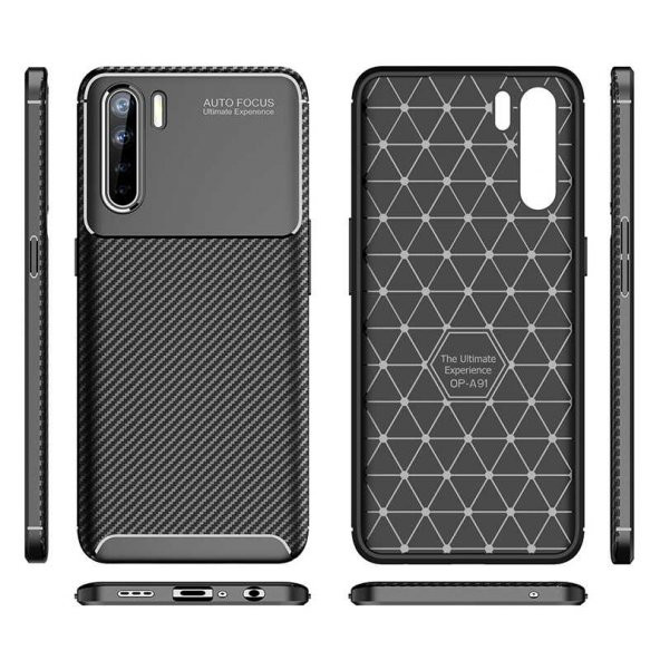 Oppo Reno 3 - Oppo a91 Kılıf Elde Kaymayan Kamera Çıkıntılı Slkn - 2